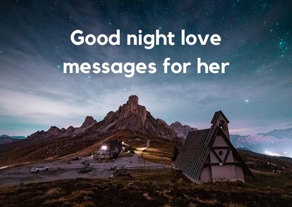 Good night love messages for her