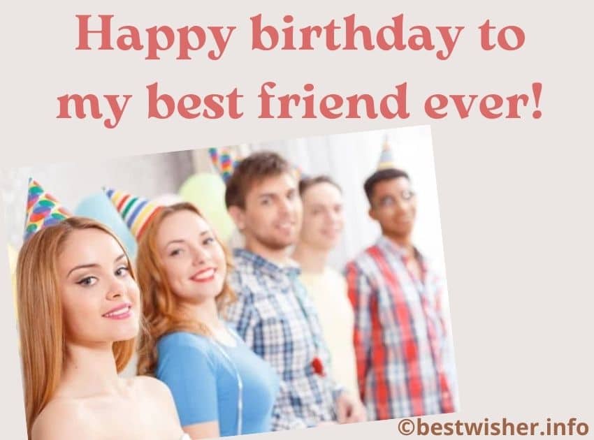Best birthday wishes for best friend