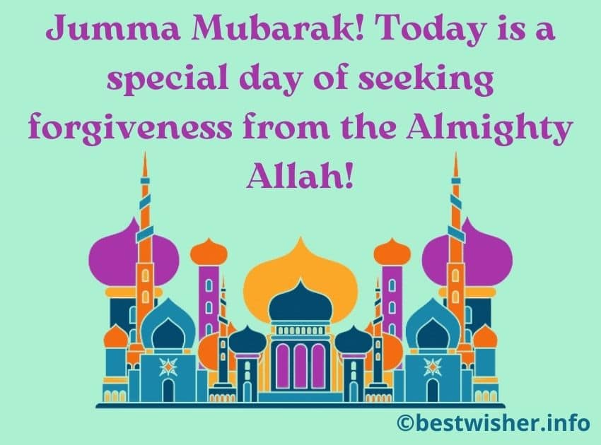 Today is a special day of seeking forgiveness from the Almighty Allah