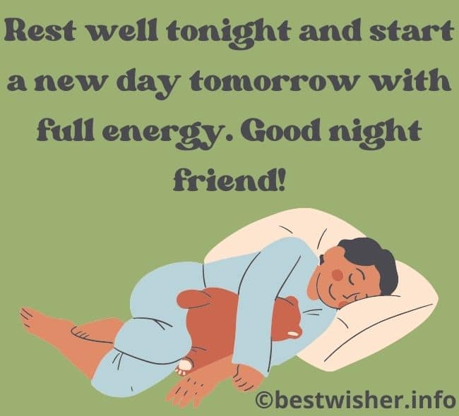 Good night status for friends