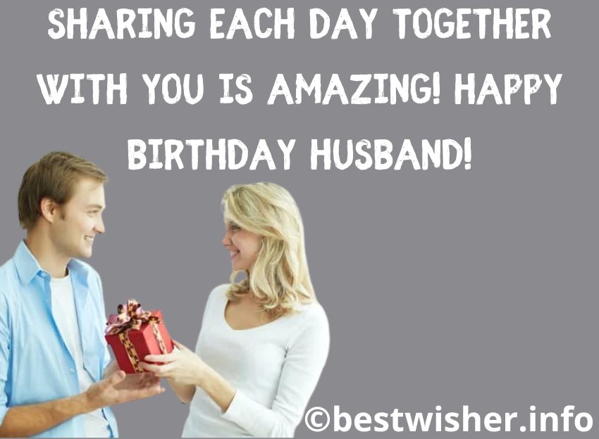 Birthday greetings for husband