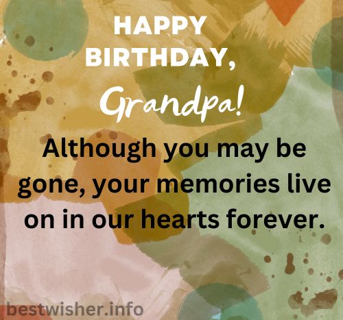 Birthday Wishes for Grandpa in Heaven