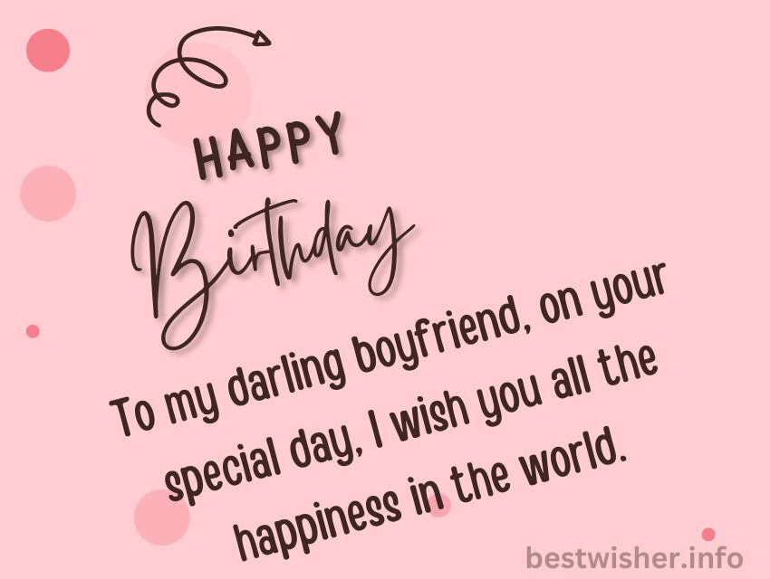 Birthday wishes for your Long-Distance boyfriend