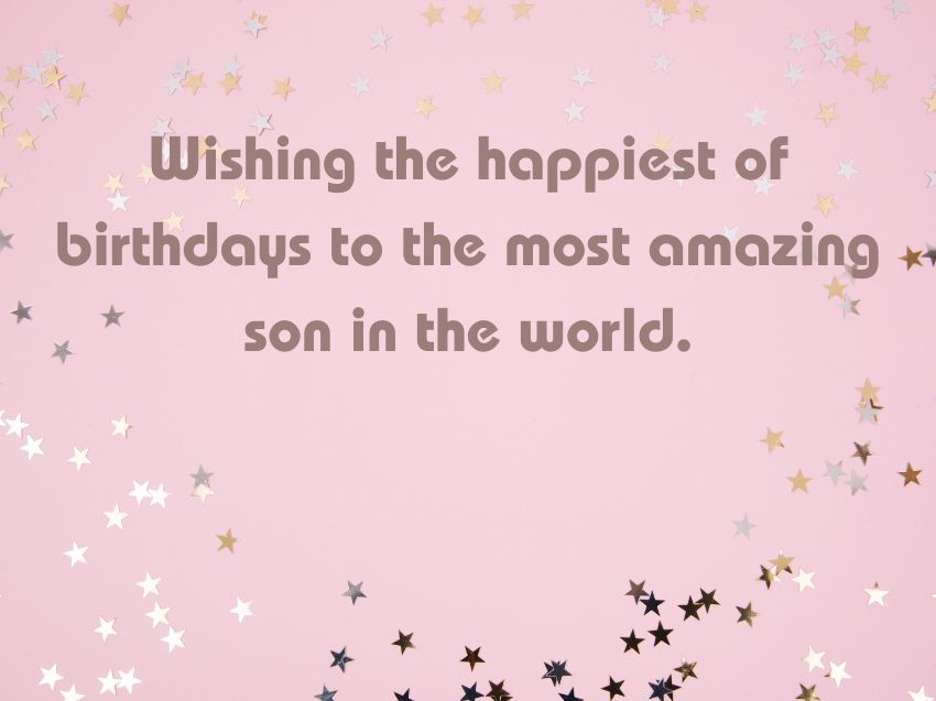 Blessing birthday wishes for son