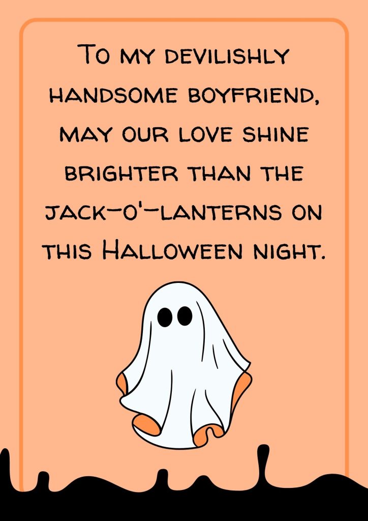 Halloween wishes for boyfriend
